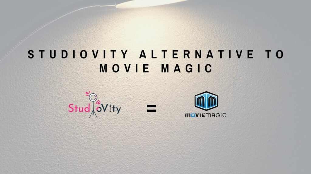Studiovity alternative to movie magic
