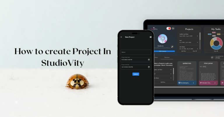 How to create Project in Studiovity