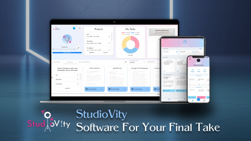 Best screenwriting tool In 2022 | StudioVity Screenwriting and pre production software for your final Take