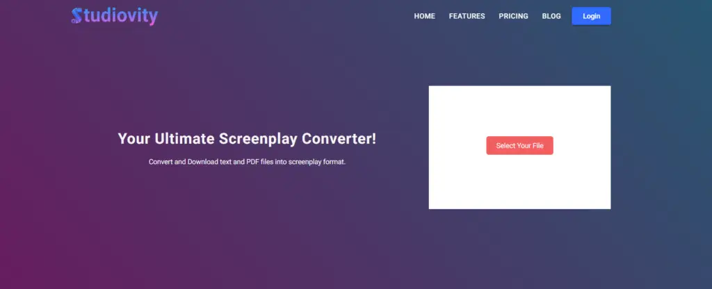 Free - convert your screenplay, film script into final draft(FDX), PDF ...