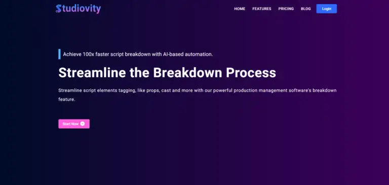 Mastering Script Breakdown Studiovity