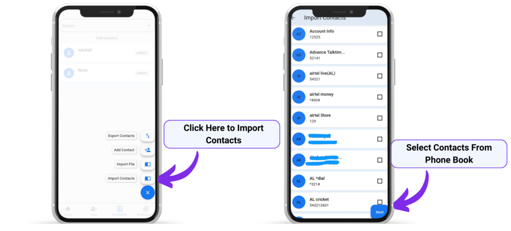 contact