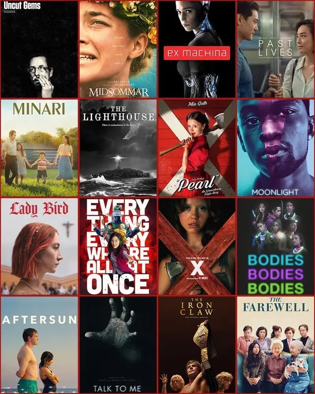 A24 films