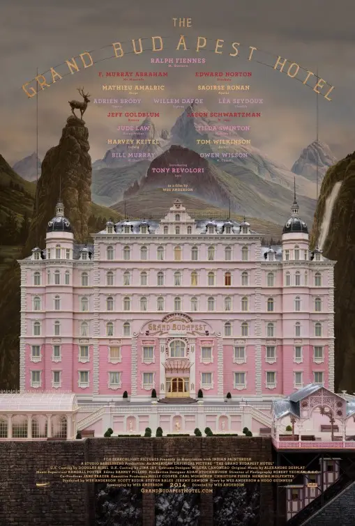 Grand Budapest hotel comedy script