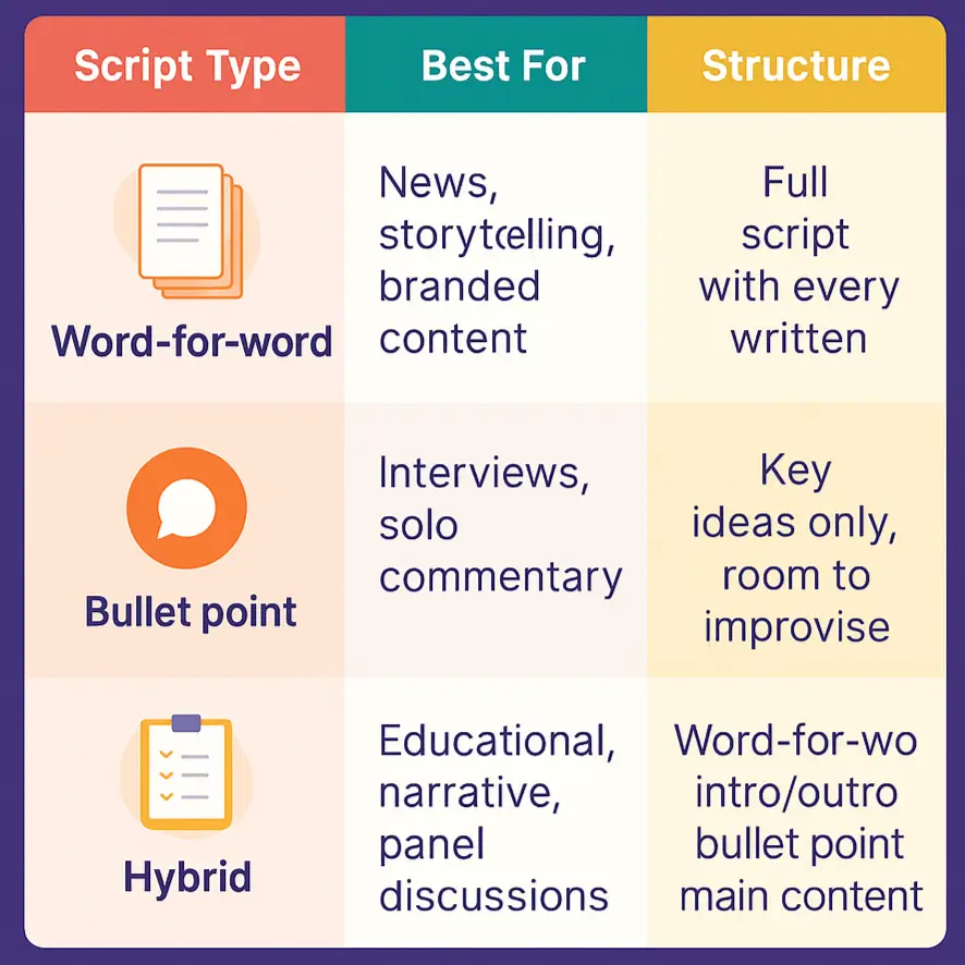 Types of podcast