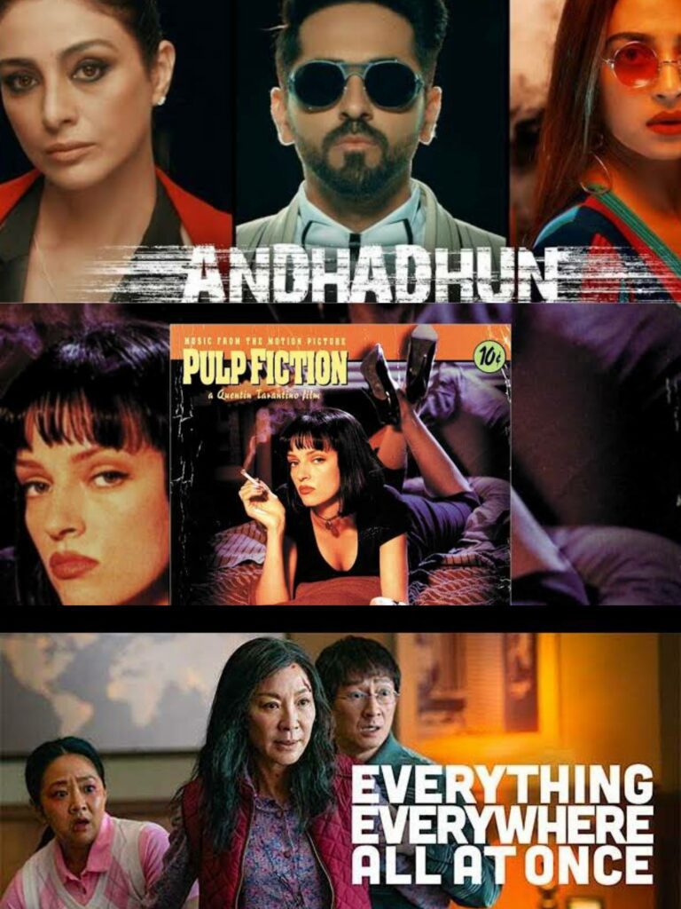 Everything Everywhere All at Once, Andhadhun, and Pulp Fiction risk it script in screenwriting