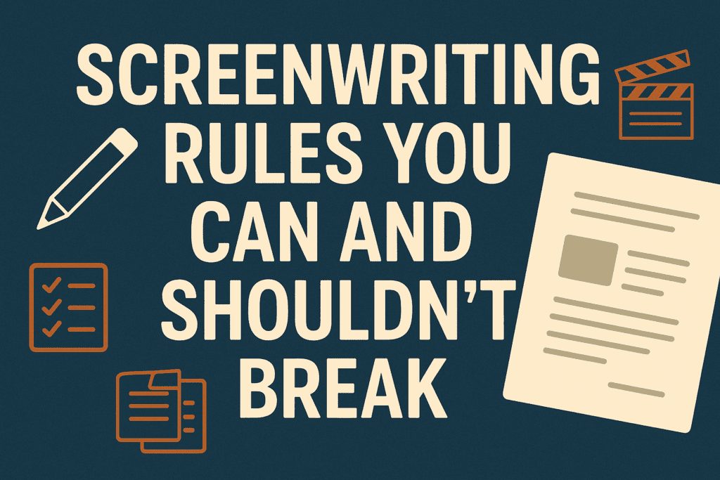 Screenwriting rules