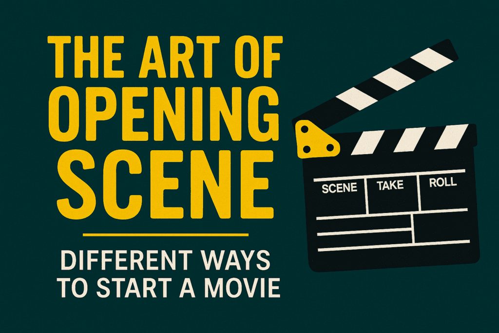 How to start a movie