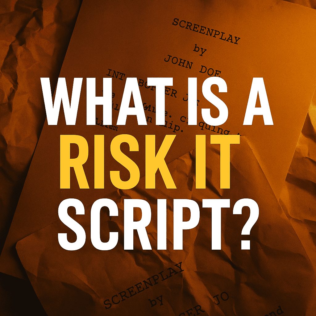 risk it script in screenwriting