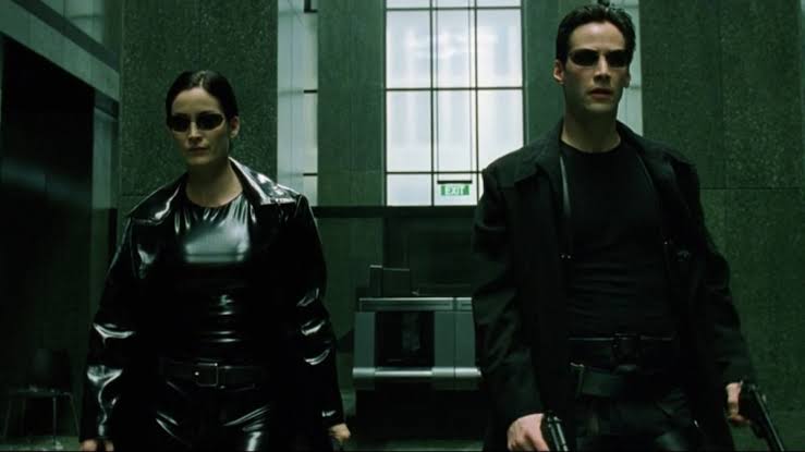 Neo rescues Morpheus The Matrix (1999)