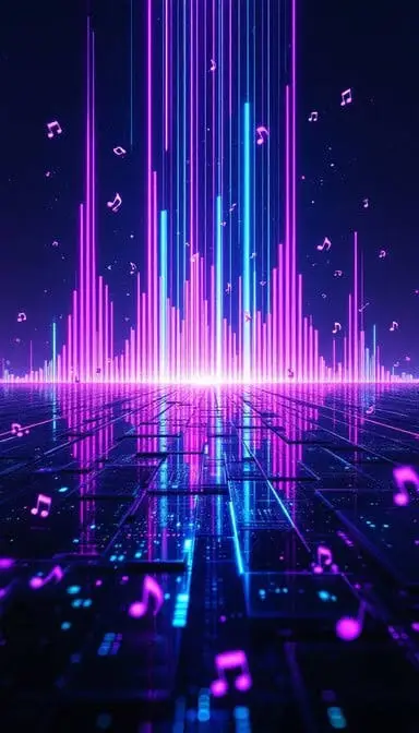 City night scene representing ambient sound design in film