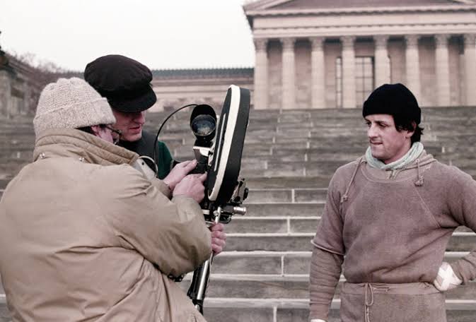 Rocky (1976) The iconic scene of Rocky running up the steps of the Philadelphia Museum of Art was one of the first uses of Steadicam in Filmmaking