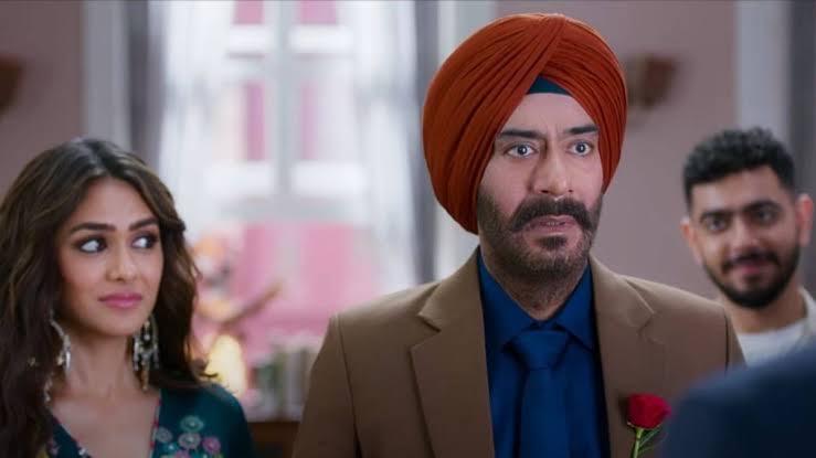 Ajay devgan and mrunal thakur