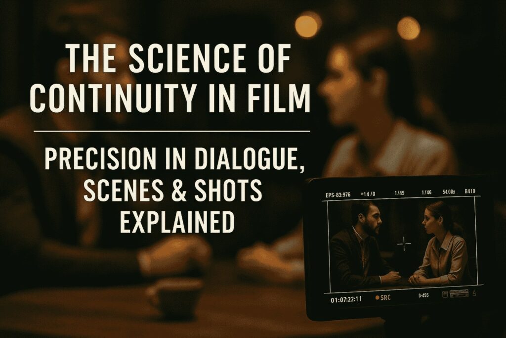 The Science of Continuity in Film – precision in dialogue, scenes, and shots captured on a professional film set