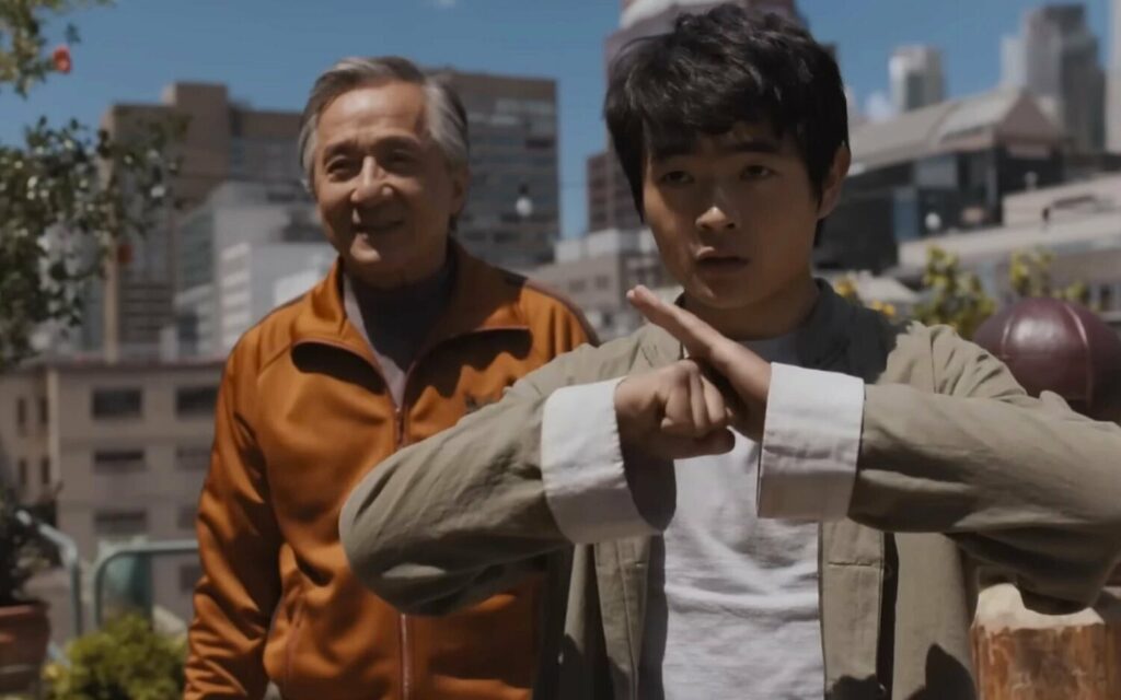 Jackie Chan, Ben Wang in karate kid legends