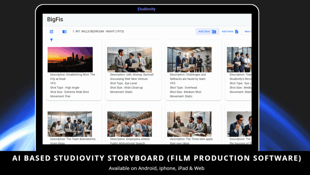 ai powered storyboard studiovity ai