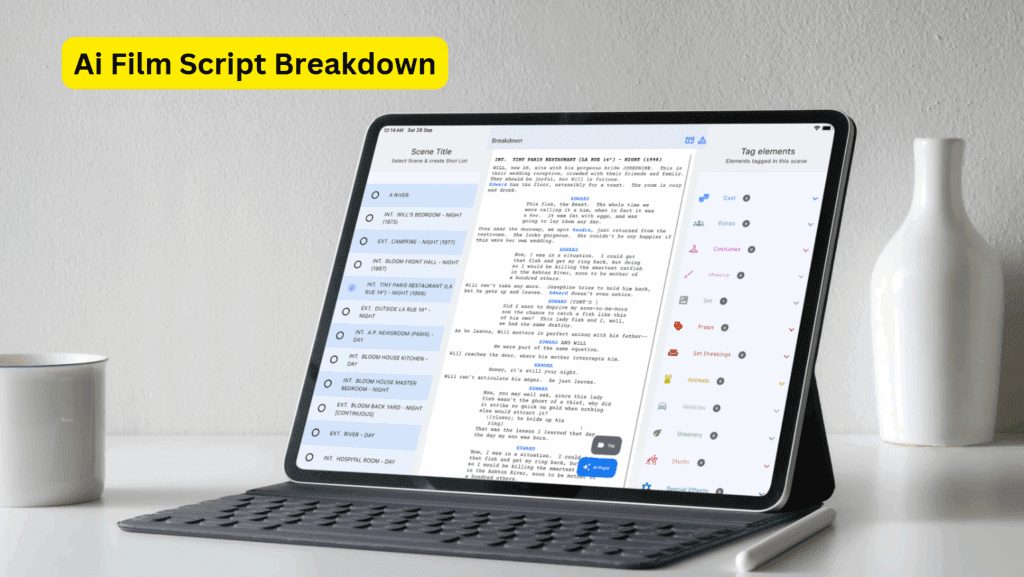 how to do a script breakdown