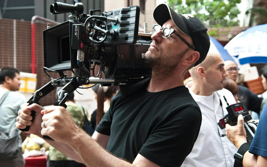 Steven Soderbergh filming Contagion