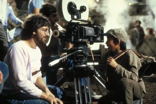Steven Spielberg collaborating on a film set, proving great filmmaking comes from story, planning, and teamwork
