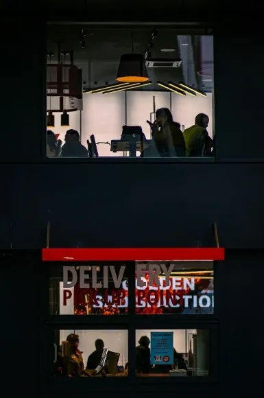 A collage showing various camera angles from different films, emphasizing diversity in perspective.