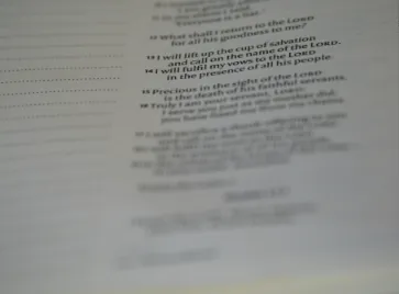 A screenshot of a properly formatted screenplay using scriptwriting software