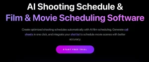 Studiovity AI shooting schedule and film scheduling software replacing traditional stripboards
